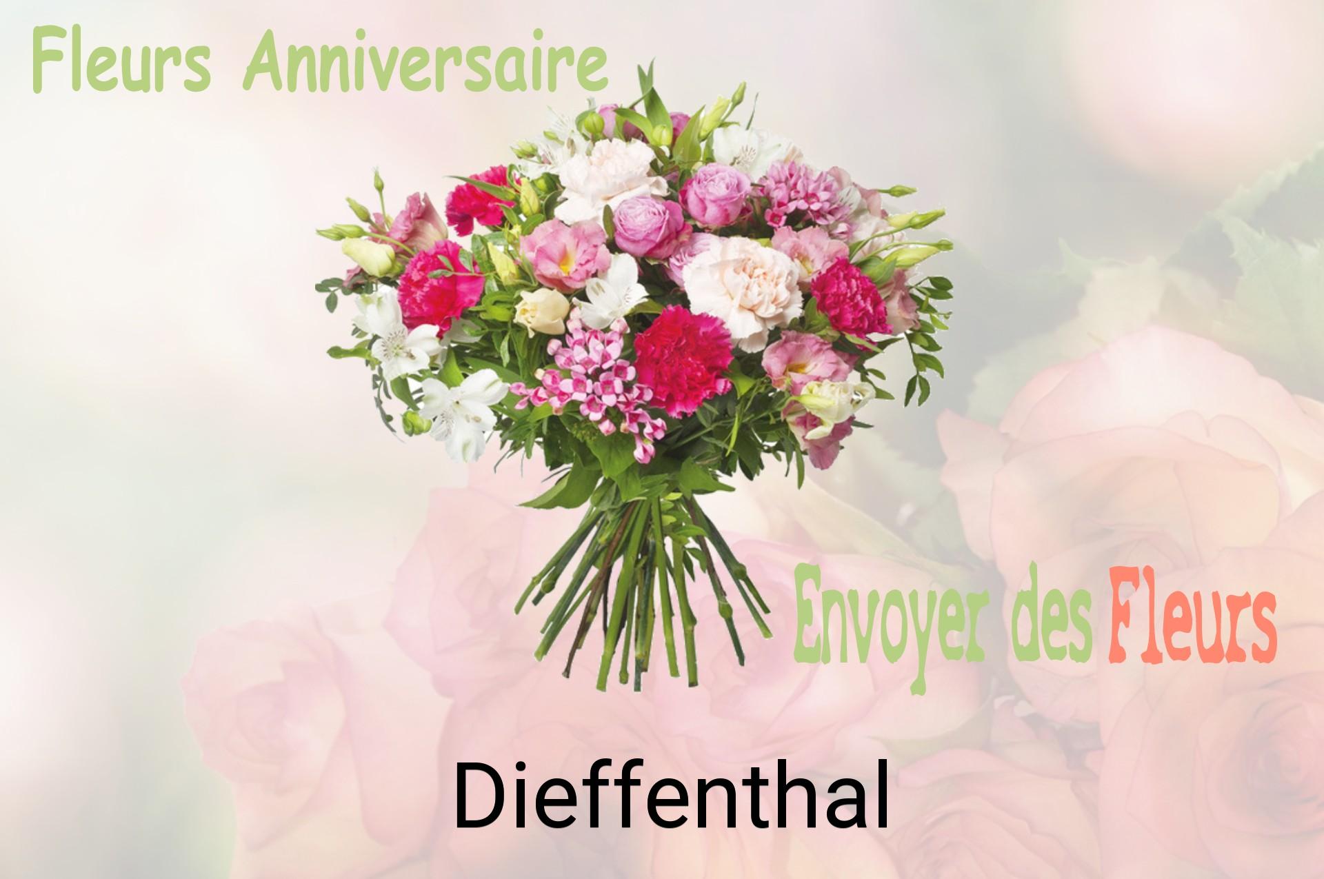 Bouquet de fleurs d’anniversaire livré à Dieffenthal